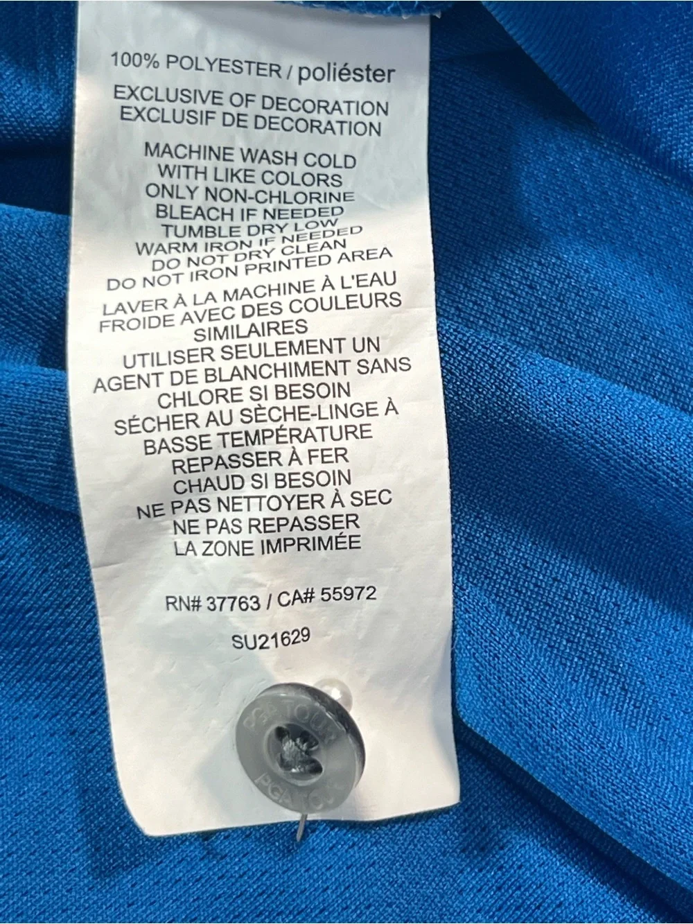 Stormtech Azure Blue Sirocco Sports Polo Mens Size Small